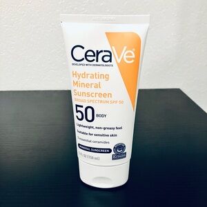 CeraVe Mineral Body Sunscreen (50 SPF) (5 FL OZ)